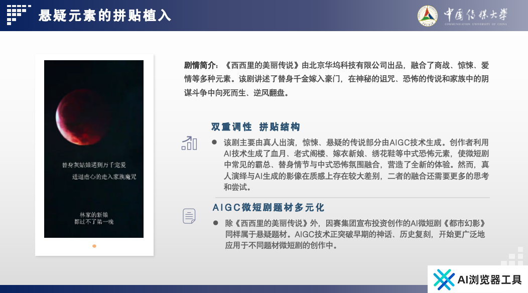2024 AIGC微短剧创作与传播报告（上篇）： 2024AIGC微短剧发展现状、创作特点和得失